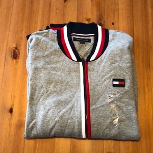 NWT Men’s full zip sweat by Tommy Hilfiger SZ XL